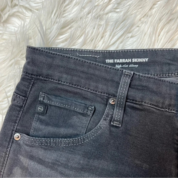 NWOT AG Farrah High Rise Skinny Jeans Grey Mist Denim Casual Women’s 29 - Picture 6 of 11
